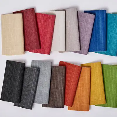 Material Camira Manila offers a pallet of 18 colours; Camira Vita comes in 51 different colour shades.